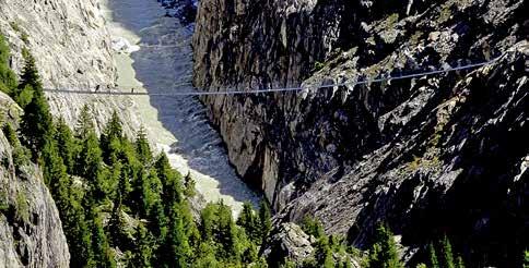 Der Aletschgletscher ist rund 23 Kilometern lang und