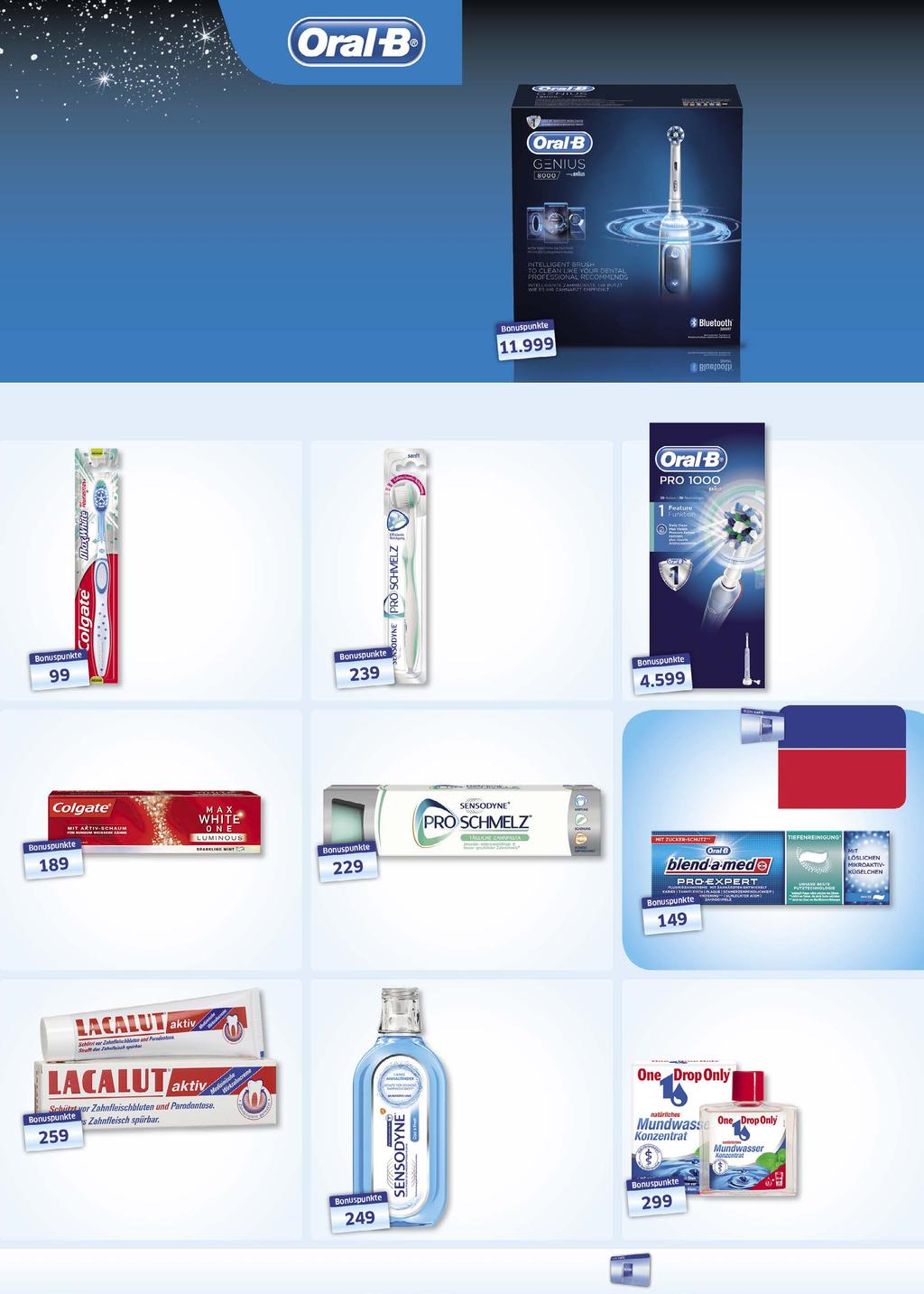 10x ORAL-B GENIUS 8000 ZU GEWINNEN! Teilnahmebedingungen und Teilnahme auf budni.de/gewinnspiele. Teilnahmeschluss ist der 17.12.2016.