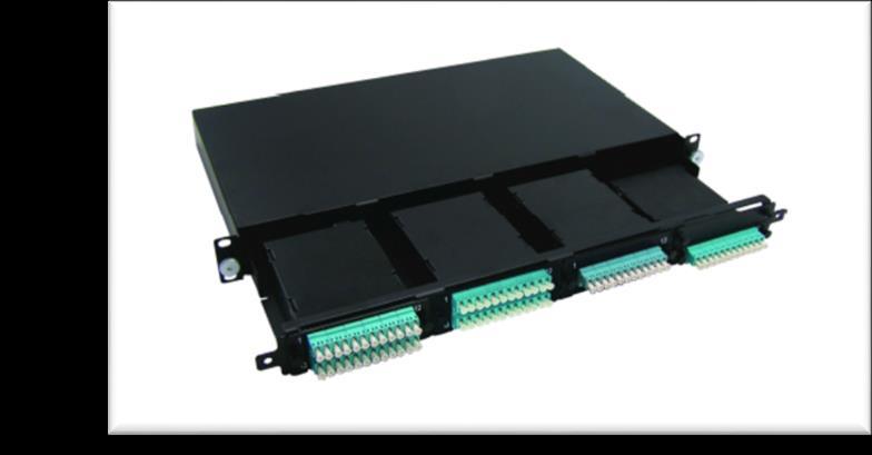 MPO Patchpanel und Kassetten - Plug n Play Patchpanel 19-1 3 HE
