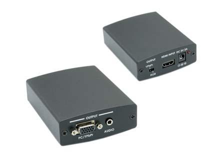 HDMI Umschalter CYSA2HD 6113 0,5m 1St/4 10 Wandelt HDMI Signale in VGA Signale (RGB oder Y.UV) zum verbinden neuer HDMI Quellen (bzw.