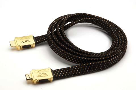 1 - Unterstützt Audio Return Channel - Anschlussabdeckung aus Druckguss-PVC und Verbinder HDMI FLAT CABLE HD4900E10 6558 1,0m 1St/60 10 HD4900E20 6559 2,0m 1St/60 10 High Speed HDMI Kabel mit