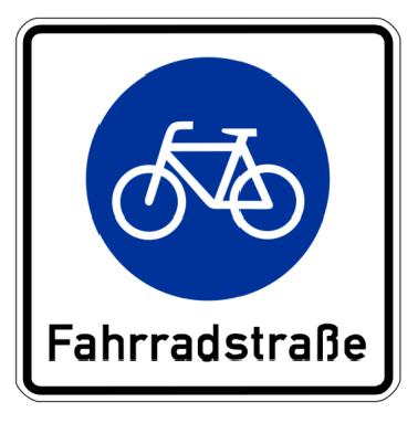 RECHTLICHE HINTERGRÜNDE Fahrradstraße Bei diesem Verkehrszeichen (Vz.) handelt es sich um eine Fahrradstraße.