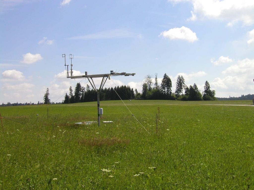 Energy balance and soil moisture measurements by FZK Soil Moisture Profiles: TDR (Time Domain Reflectrometry) Sisomops Geo-Radar (spatial) Instrumentation Schulze net radiometer Kipp