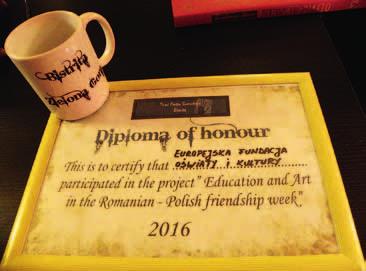 Zielona Gó ra Projekt polish-romanian friendship W kwietniu 2015 roku Europejska Fundacja Oświaty i Kultury rozpoczęła współpracę z organizacją pozarządową Asociatia Tineri Pentru Comunitate Bistrita