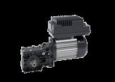 Winkelgetriebe Robust & energieeffizient Winkelgetriebemotoren Vorteile Wartungsfrei Winkelausführung Günstige Einbauverhältnisse Alu-Druckguss (Typ KG 62 & 102) Glatte,