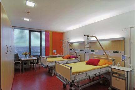 Neben der Modernisierung der Gebäudetechnik hat die Bedeutung der Architektur im Klinik- und Krankenhausbau erheblich zugenommen.