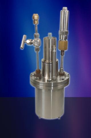 Dampfdruck [bar] Direktmessung von Dampfdrücken Komponenten werden direkt eingewogen Zellvolumen = 625 cm³ Kleines Dampfraumvolumen Korrektur erfolgt rechnerisch Rührer mit Magnetkupplung Pt 100-60