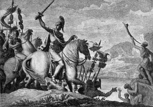 01 Caesar überschreitet den Rubikon Caesar hatte durch seinen Sieg in Gallien so großen Einfluss gewonnen, dass er geradezu übermächtig schien. Das machte auch ehemaligen Verbündeten Angst.