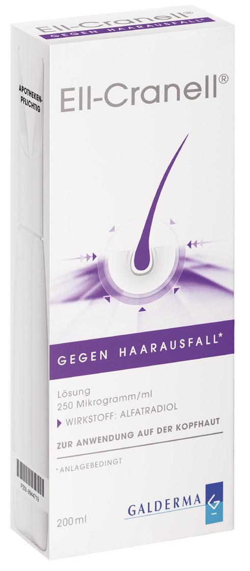 UVP 44,45 33,95 Sie sparen über 23 % 200 ml (100 ml = 16,98) Ell-Cranell Gegen Haarausfall Anwendungsgebiete: Dieses Präparat ist ein Kopfhaut- und Haartherapeutikum für Erwachsene.