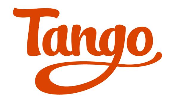 Tango Das ist das Logo von Tango. Tango gibt es nur in englischer Sprache. Mit welchen Geräten kann ich Tango verwenden? Tablet Smart-Phone Was kann ich auf Tango tun?