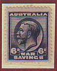 von SF Walter Kunst Australische War Savings Stamps im 1. und 2. Weltkrieg Um die Unterstützung der Durchschnittsbürger während des 1.