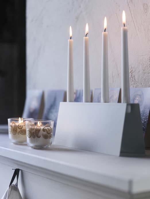34 Kerzenständer für 4 Kerzen 3,99. Designer: Johan Kroon. 30 13 cm. Weiß 201.867.