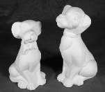Hunde Igel Dackel stehend R28004 7 cm hoch, 8 cm lang, 4,5 cm breit Mädchenhase sitzend R4380030216 16 cm