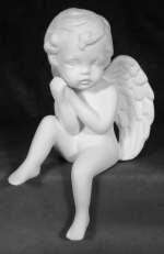 Großer Engel mit Buch in Hände RW43092-3 25 cm hoch, 15 cm breit, 11 cm tief Miniengel