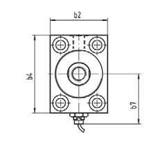 Bauform 3 Construction form 3 Mode de construction 3 BLZ 401 Senkung für DIN EN ISO 4762 Counterbore for... noyure pour... ➀ ➃ ➁ M1 ➂ Zylinderseite - page ➀.
