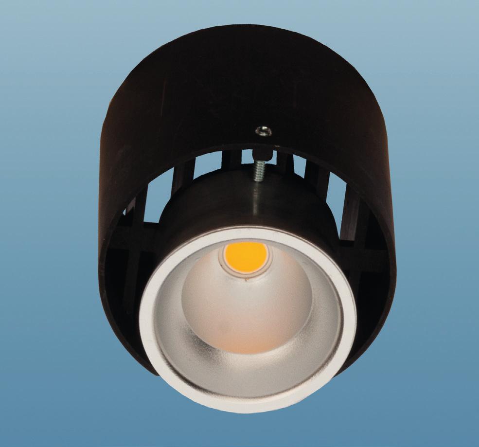 LED-Leuchteneinsatz mit COB-LED Bridgelux LED-Leuchteneinsatz SERIE 48 Eulumdat für Lichtberechnung auf Anfrage Leuchteneinsatz mit einer COB-LED und Aluminiumreflektor.