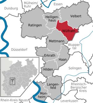 1 Rahmenbedingungen der fachlichen Arbeit Das Städtische Gymnasium Wülfrath liegt inmitten des Städtedreiecks Düsseldorf Essen Wuppertal im Norden des Bergischen Landes.