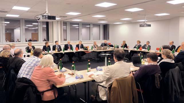 Die Delegiertenversammlung tagte im Fortbildungszentrum der benachbarten Ärztekammer Hamburg.