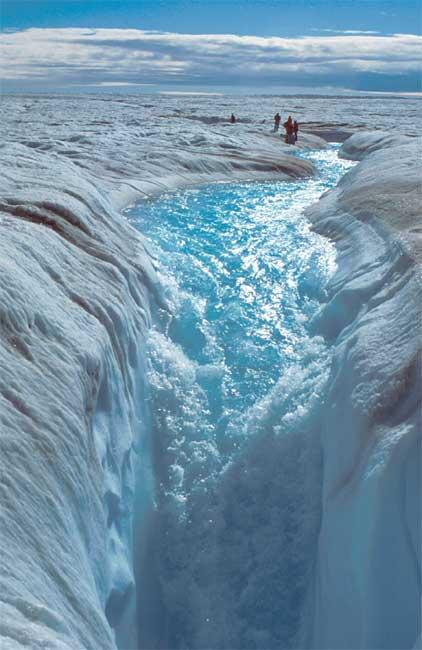 Grönland - Abschmelzregion Ice sheet response time