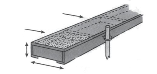 14 3.1.3 Laufbretter Bei sehr geringem Platzangebot und hydraulischen Einschränkungen gibt es auch die Möglichkeit, Laufbretter, z. B. aus Holz anzubringen (Abb. 20).
