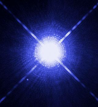 [NASA/ESA] Sirius A und sein Begleiter Sirius B (The Dog Star and its Pup ) aufgenommen mit dem Hubble Space Telescope (2003) Gliederung Endstadien der Sternentwicklung - Inhalt 1 Weiße Zwerge