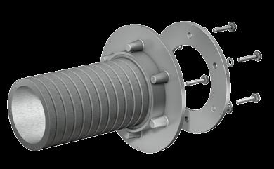 Curaflex 4005 NICHTDRÜCKENDES WASSER Aussparung für Durchdringungen Einsatz in noch zu erstellende Bauwerke bei Anwendung mit Abdichtungsbahn oder Dickbeschichtung (Schwarze Wanne) mit Fest- und