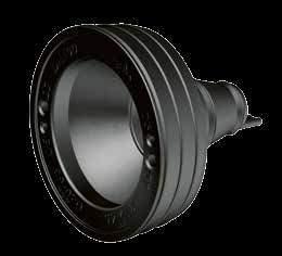 Curaflex Ringraumverschluss RRV Schutz vor Schmutz und Spritzwasser Verschluss von Ringräumen Einsatz in bauseitiges Futterrohr oder WU-Betonkernbohrung (Weiße Wanne) hohe Variabilität