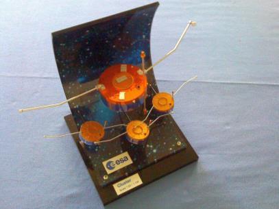 Tischmodell des ESA Satelliten