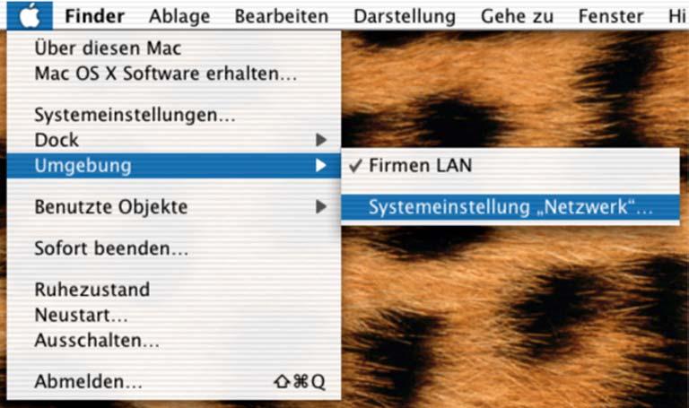 Installationsanleitung für ADSL mit Netzwerkanschluß unter Mac OS 10.