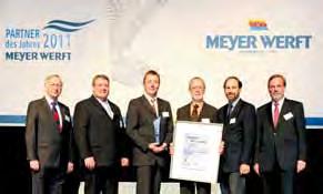 Die Meyer Werft ist eine der modernsten Werften der Welt. Die Werft nutzt ein spezielles System, um die zahlreichen Partner zu bewerten.