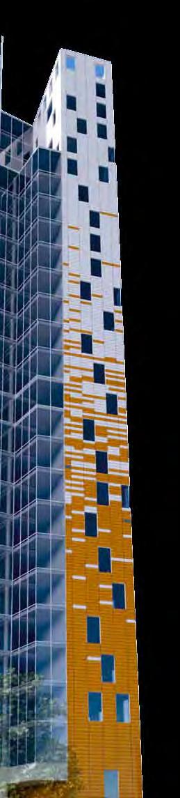 51 Construction WOLKENKRATZER IN BRNO AZ TOWER IN BRNO Er hat 32 Stockwerke, ist 109 m hoch und beherbergt Wohnungen, Büros und Geschäfte.