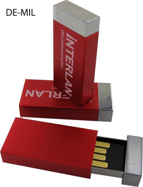 DE-MIL USB Stick - Superior Line Elegant, handlich und aus Metall.