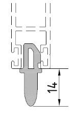 2 Flügelprofil ST mit Bürste 8 mm / 4mm Art.-Nr. 3003015FF AL-IS.2 Griffleiste ST Art.-Nr. 3003020FF AL-IS.2 U-Führung Art.-Nr. 3003021FF AL-IS.2 Z-Profil Art.-Nr. 3003022FF Bürste 4 mm AL-IS.