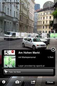 Toilet Map Vienna Augmented Reality Mit Geokoordinaten der öffentlichen WC-Anlagen-Standorte Seit v2.