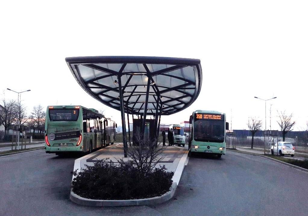 Beispiel: GVZ Erfurter Kreuz (Arnstadt) 3 Stufen im autonomen Busverkehr