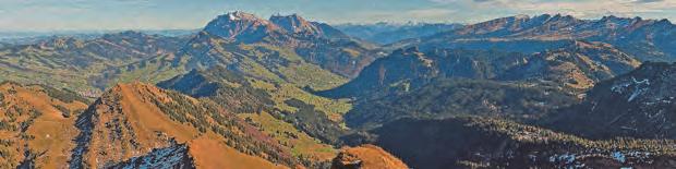27. September: Wanderung Speer, 1.950 m, Toggenburg Schöner Aussichtsberg mit Blick vom Zürichsee bis zum Bodensee.