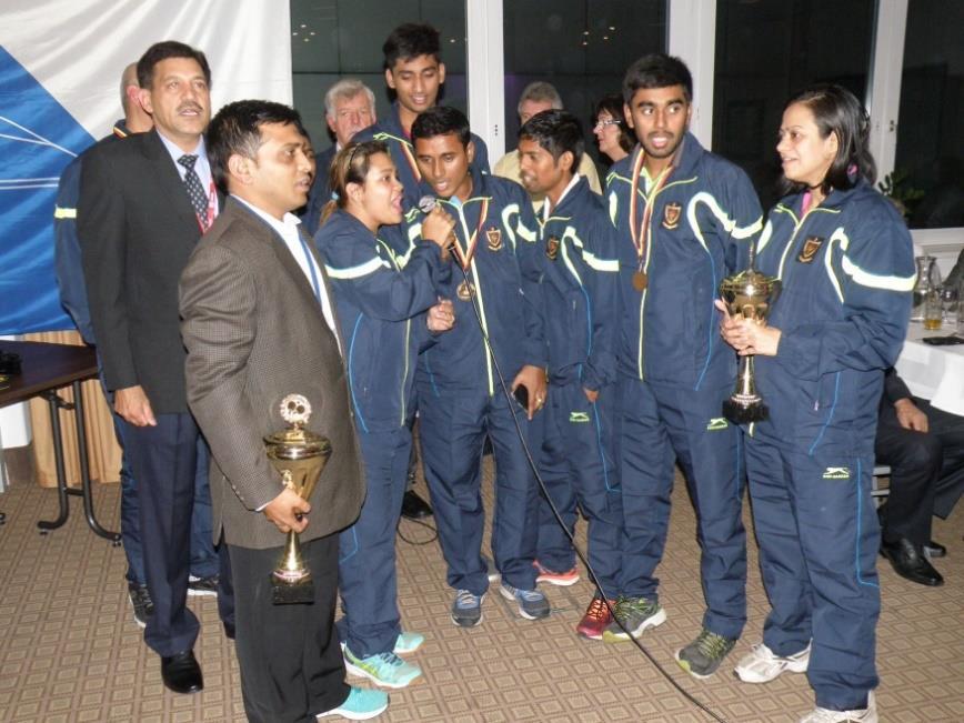 Die am weitesten angereiste Mannschaft aus Indien spielte sich in allen Kategorien auf die ersten Plätze, sodass bei der Siegerehrung die indische Nationalhymne acht Mal erklang; sieben Mal für jede