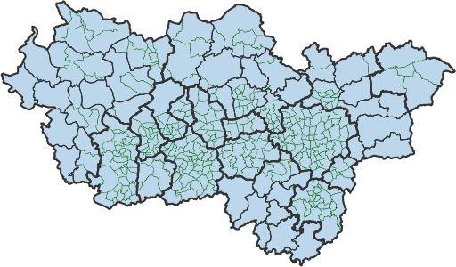 wege zur metropole ruhr 52 (a) Zeitinvariante Bezirke in NRW (b) Zeitinvariante