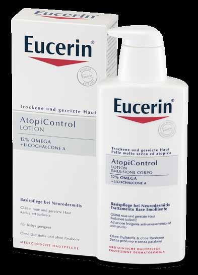 Hautbarriere, für Babys ab 3 Monaten geeignet, ohne Duftstoffe und Parabene, 75 ml Eucerin AtopiControl Gesichtscreme