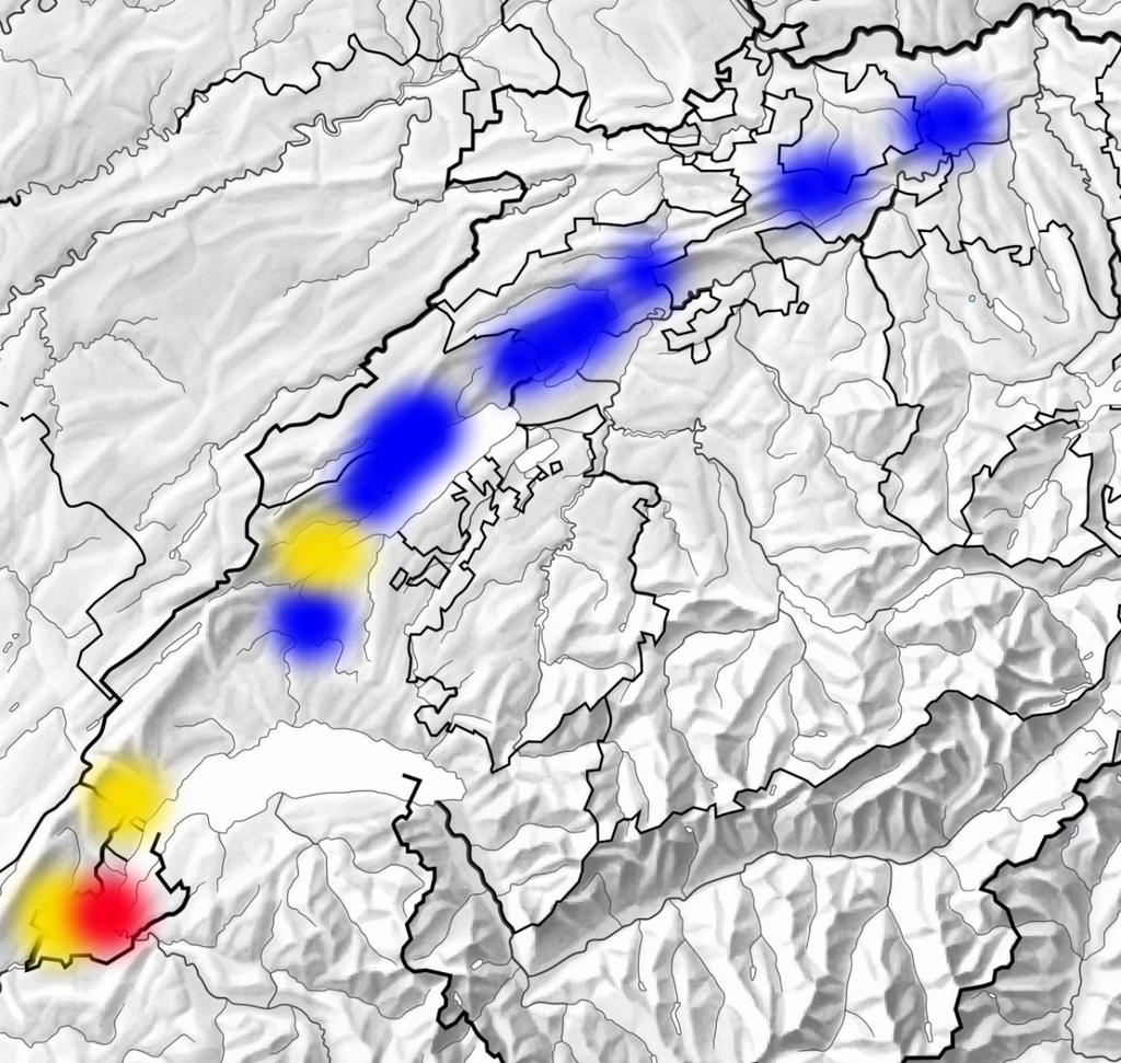 Genetische Strukturanalyse der Jura/ Mittellandpopulationen