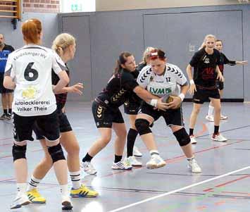 Nr. 21/2013-17 - Nichtamtlicher Teil Frauenteams des LHV in der Bezirksliga auf Erfolgskurs In dieser Saison starten beide Frauenmannschaften des Landsberger HV in der Bezirksliga Süd.