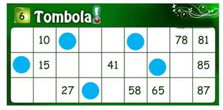 M1708D1300 D13. Tombola ist ein Spiel, bei welchem die Zahlen von 1 bis 90 gezogen werden. Eine Zahl kann nicht mehrmals gezogen werden.