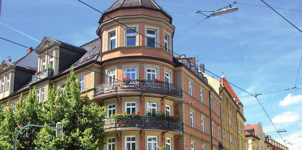 7 VERVIELFACHER FÜR MEHRFAMILIENHÄUSER IN MÜNCHEN Seit 2008 nehmen die Vervielfacher für Mehrfamilienhäuser im Bestand in München einen durchweg positiven Verlauf.