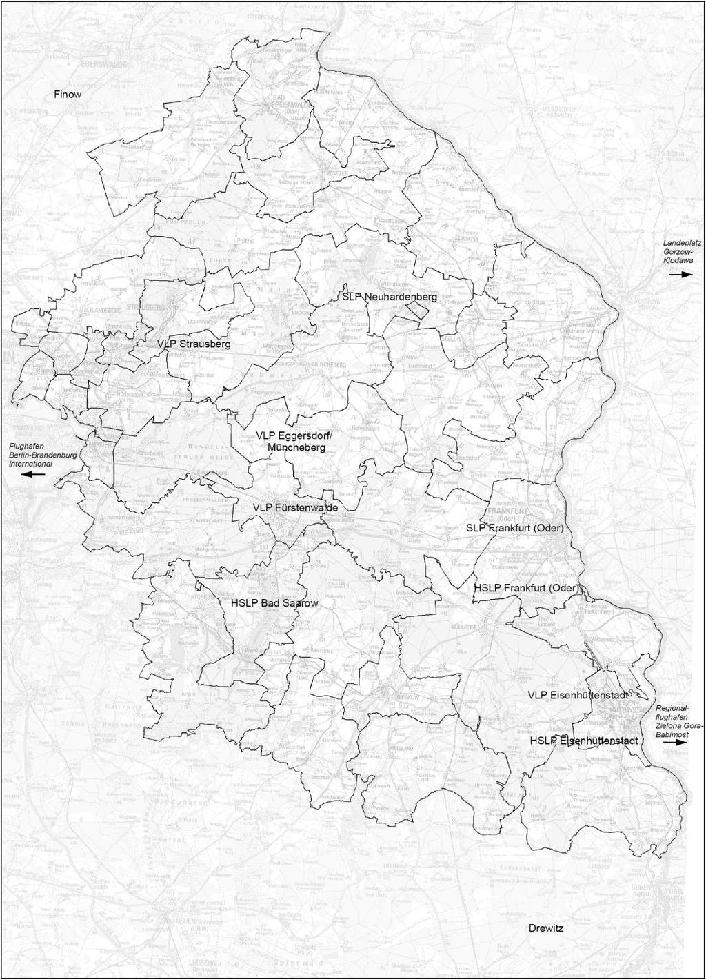 Vergleichende Analyse der Flugbewegungen an den Landeplätzen in Ostbrandenburg Regionale