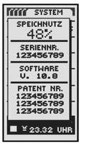 2.5 SYSTEM-SCREEN (SYSTEM-BILDSCHIRM) Verwendung des System-Bildschirms SYSTEM-SCREEN (SYSTEM-BILDSCHIRM) Verwendung des System-Bildschirms 2.