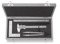 501 mattverchromt Monoblockschieber 3-or 5-Point-Vernier-Calipers DIN 862, Type 331 to measure diameters of 3-or-5-fluted end mills of stainless steel, hardened 331.301,.302 und.