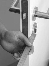 important measurements / distances on door-locks and cylinder