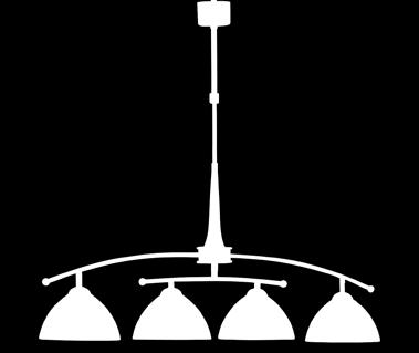 oval, mit Touch- Dimmer, höhenverstellbar v. 84-127 cm, B. 80 cm, inkl.