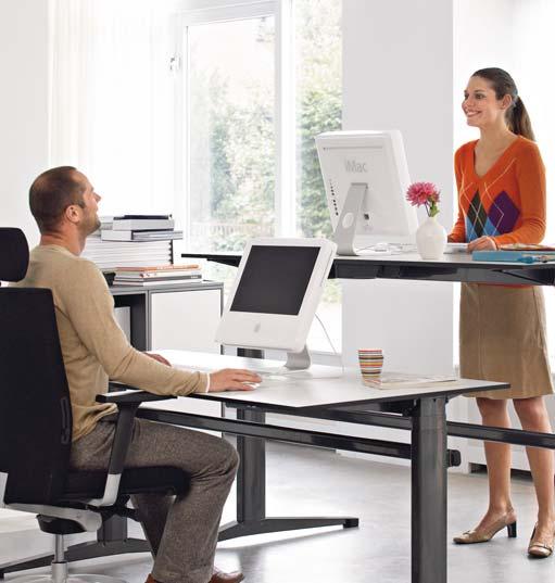 Tenaro Conferencing Tenaro Steh-/Sitz-Varianten Sie brauchen viel Raum für große Meetings oder Präsentationen?