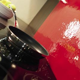 Living Glass Farbgestaltung Küche zum Leben Küchen werden tendenziell immer größer, gemütlicher und wohnlicher geplant.